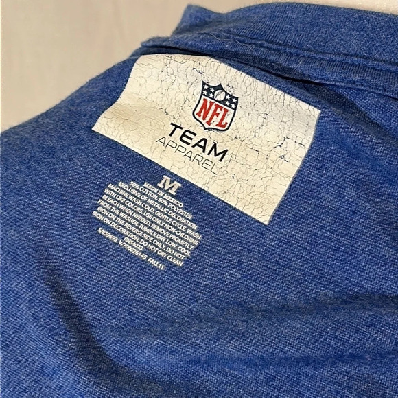 men’s blue & white NFL Indianapolis Colts long sleeve shirt size medium - Picture 3 of 3